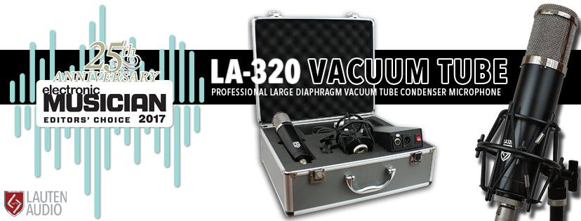 Lauten Audio LA-320 Wins Electronic Musician Editor's Choice Award 2017